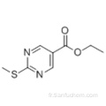 Ester éthylique de l&#39;acide 2- (méthylthio) -5-pyrimidinecarboxylique CAS 73781-88-1